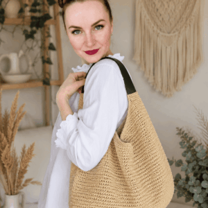 Tutorial: Bolso Tote Bag Hobo con Rafia