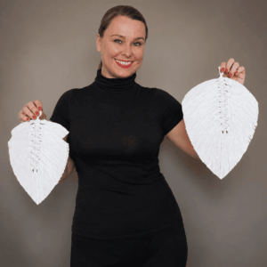Masterclass: Hojas (o plumas) de macramé