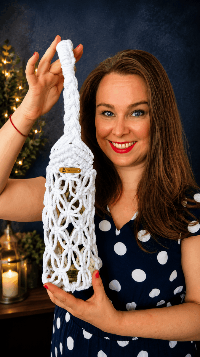 Masterclass: Bolsa Portabotellas de macramé