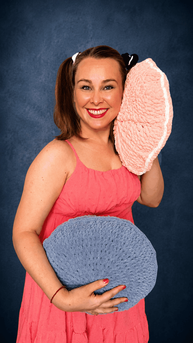 Masterclass: Almohada de Lana Chenille al Crochet