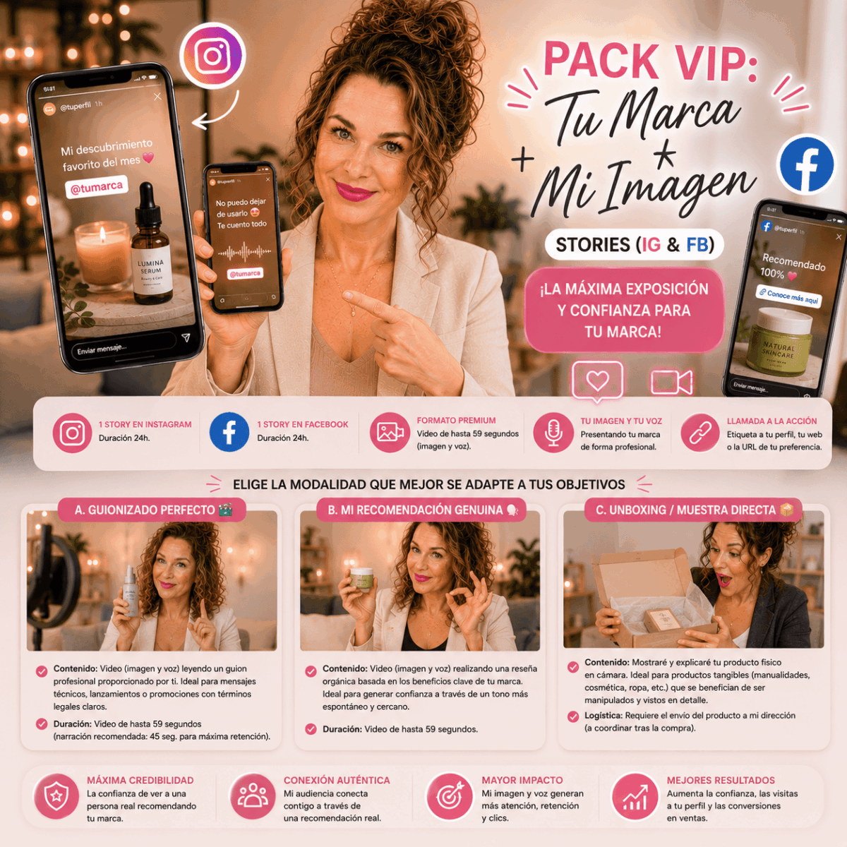 Pack VIP: Tu Marca + Mi Imagen